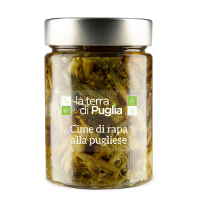Cime di rapa in olio alla pugliese