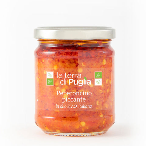 Peperoncini piccanti in EVO