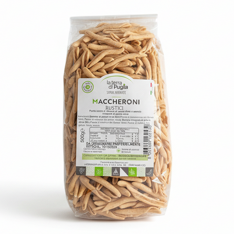 Minchiareddhi - Maccheroni di grano integrale (rustico)